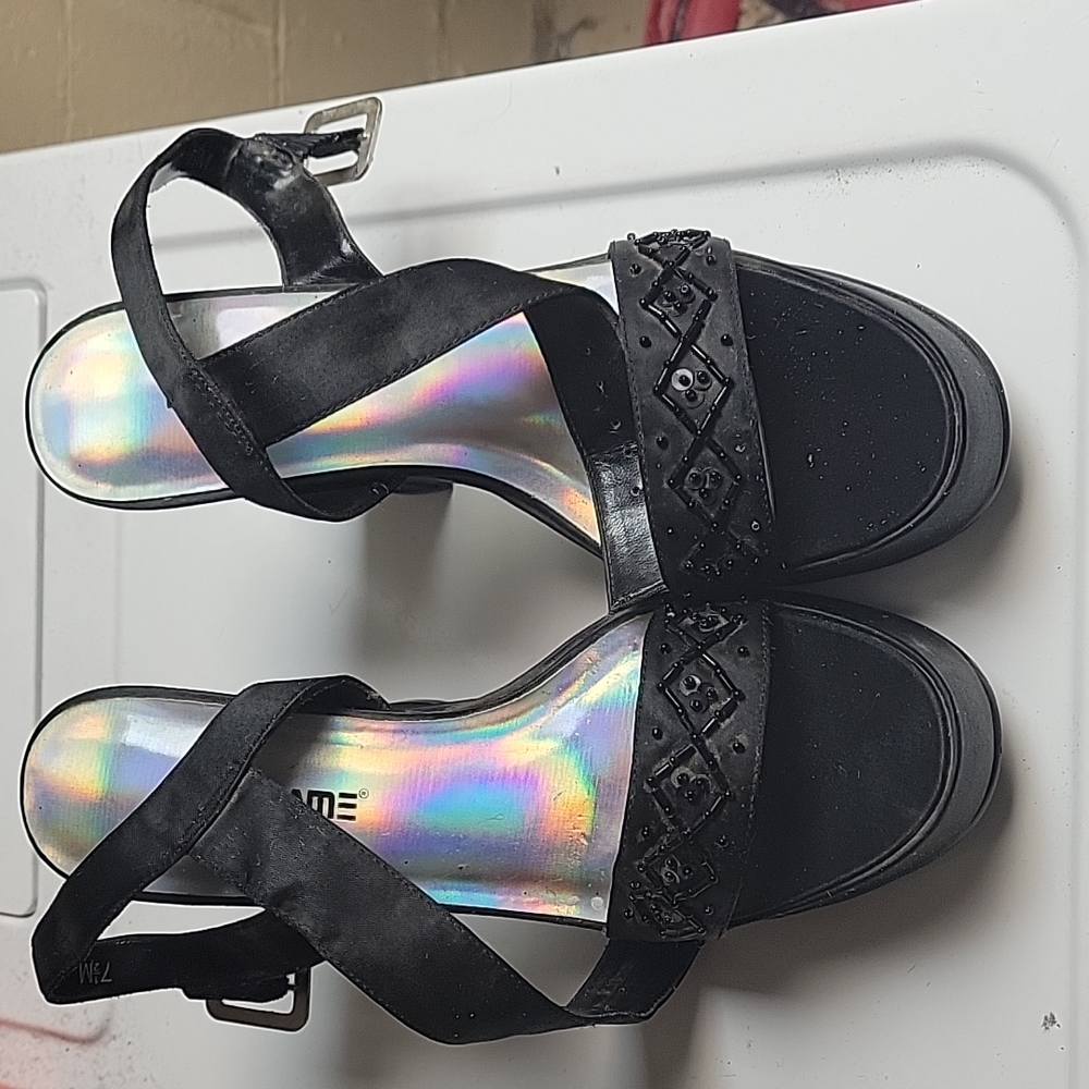 Black heels